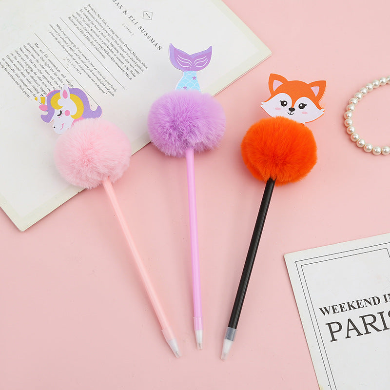 Wholesale My Little Pony Plush Plastic Ballpoint Pen